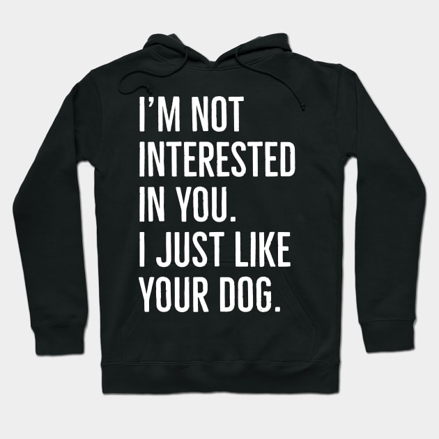 I'm Not Interested In You Hoodie by evokearo